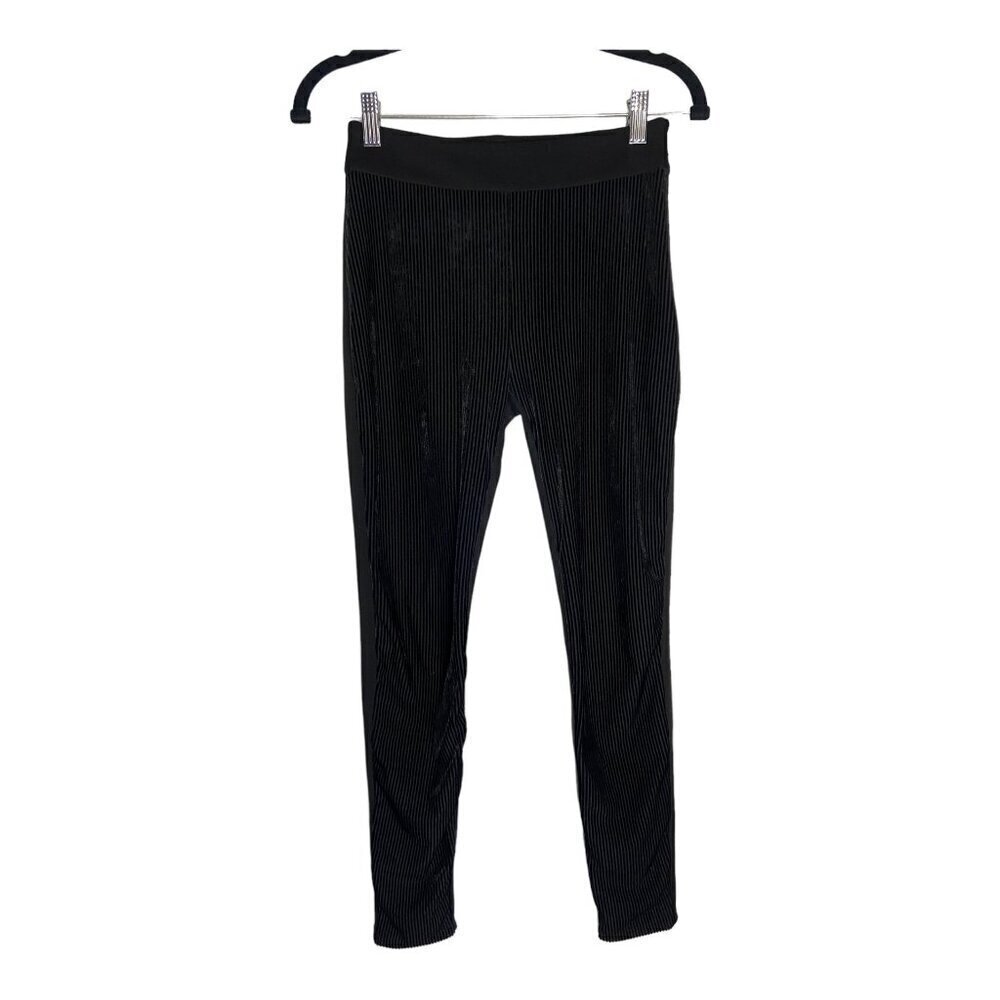 Anne Fontaine Mix Ribbed Velvet Leggings-sz 36 (XS)